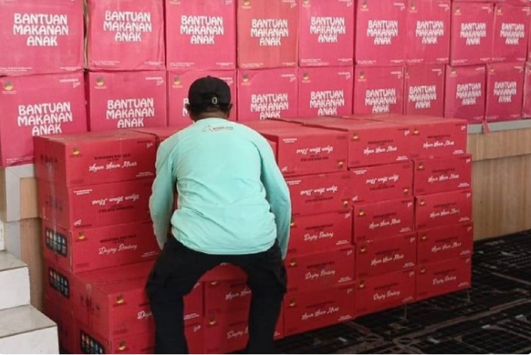 BPBD Donggala Pastikan Bantuan untuk Korban Banjir di Wombo Tersalurkan dengan Baik. 